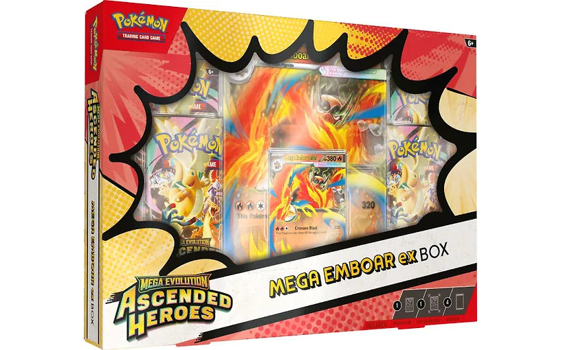Pokémon: Ascended Heroes ex Box (Mega Meganium / Emboar / Feraligatr)