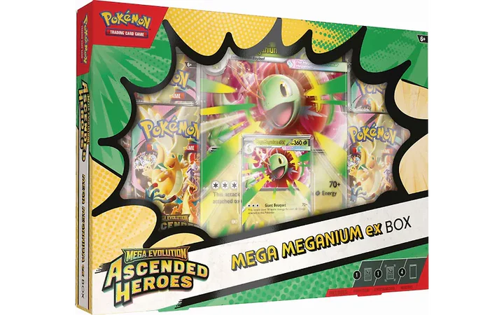 Pokémon: Ascended Heroes ex Box (Mega Meganium / Emboar / Feraligatr)