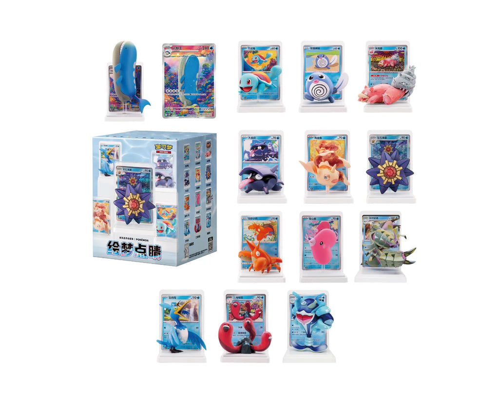 Pokémon: 151 Dream Painting – Water Ecology Figure Blind Collection Box (Kinesisk)