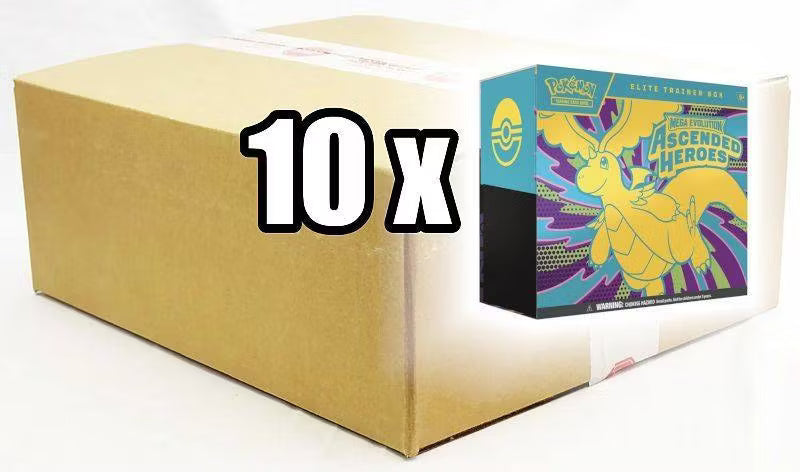 Pokémon: Ascended Heroes - Elite Trainer Box Sealed Case (10 ETB)