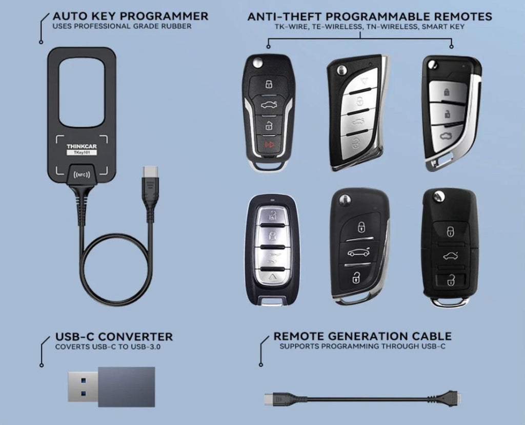 MUCAR 892BT Professionellt diagnostikverktyg samt nyckelprogramerare