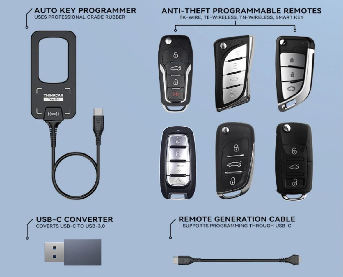 MUCAR 892BT Professionellt diagnostikverktyg samt nyckelprogramerare