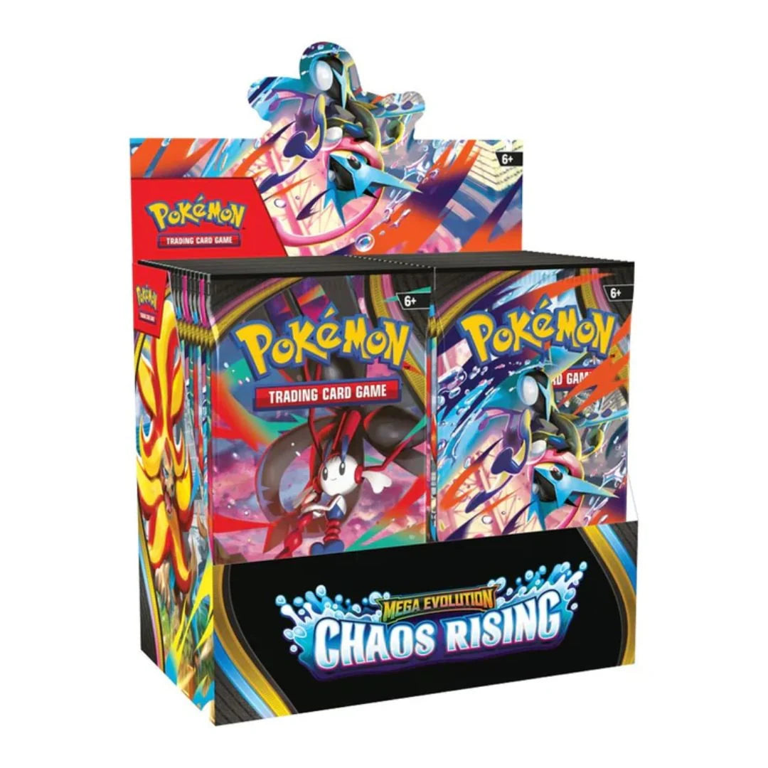 Mega Evolution - Chaos Rising Booster Display (Engelsk)