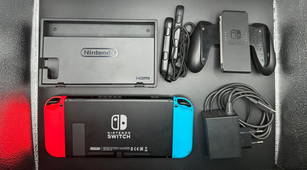 Nintendo Switch V2 – Komplett spelkonsol med tillbehör