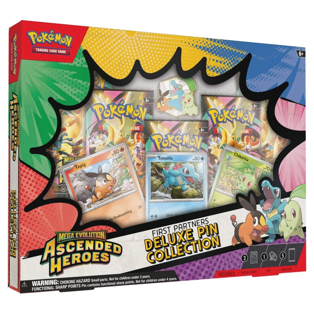 Pokémon: Ascended Heroes First Partners - Deluxe Pin Collection (Engelsk)