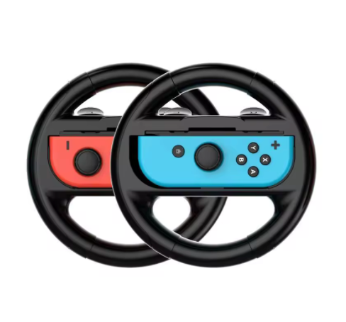 DOBE Racing Wheels (Rattar) till Nintendo Switch Joy-Con - Svart (2-pack)