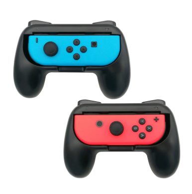 IPLAY Joy-Con Grip till Nintendo Switch / OLED - Svart - 2 pack