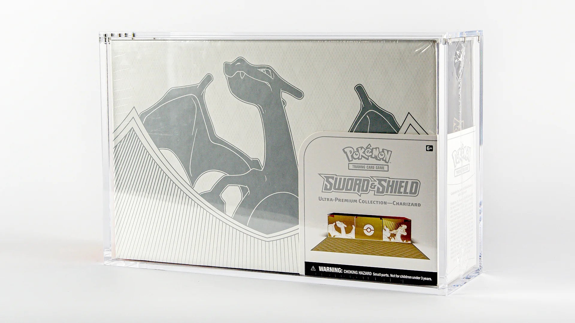 Akrylskydd för Charizard Sword & Shield Ultra Premium Collection (UPC)