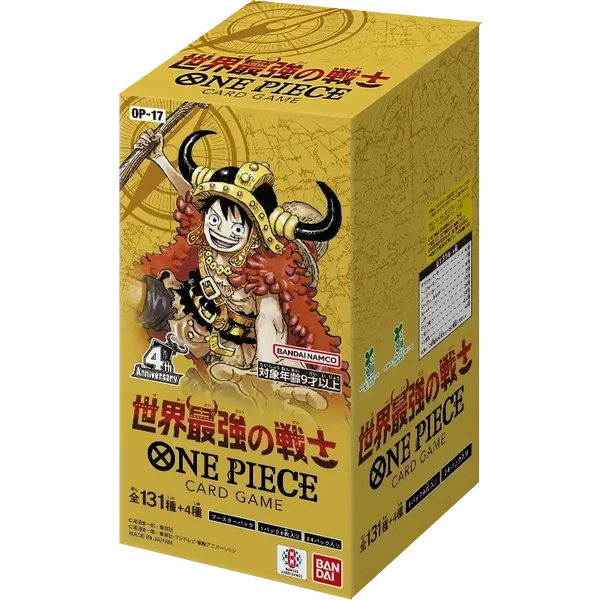 One Piece Card Game: OP17 The World's Strongest Warrior – Booster Box (Japansk)