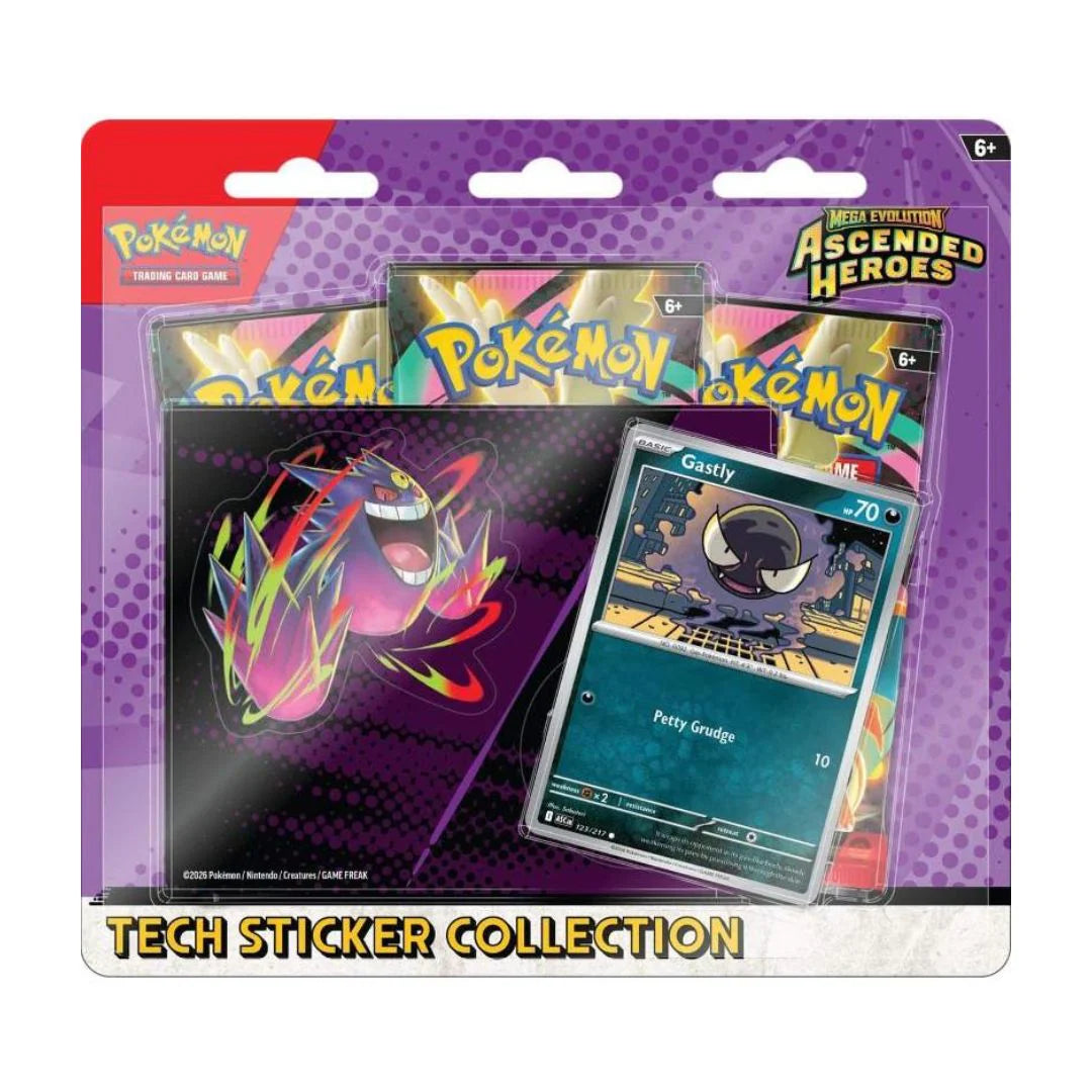 Pokémon: Ascended Heroes Tech Sticker Collection (Charmander / Gastly)