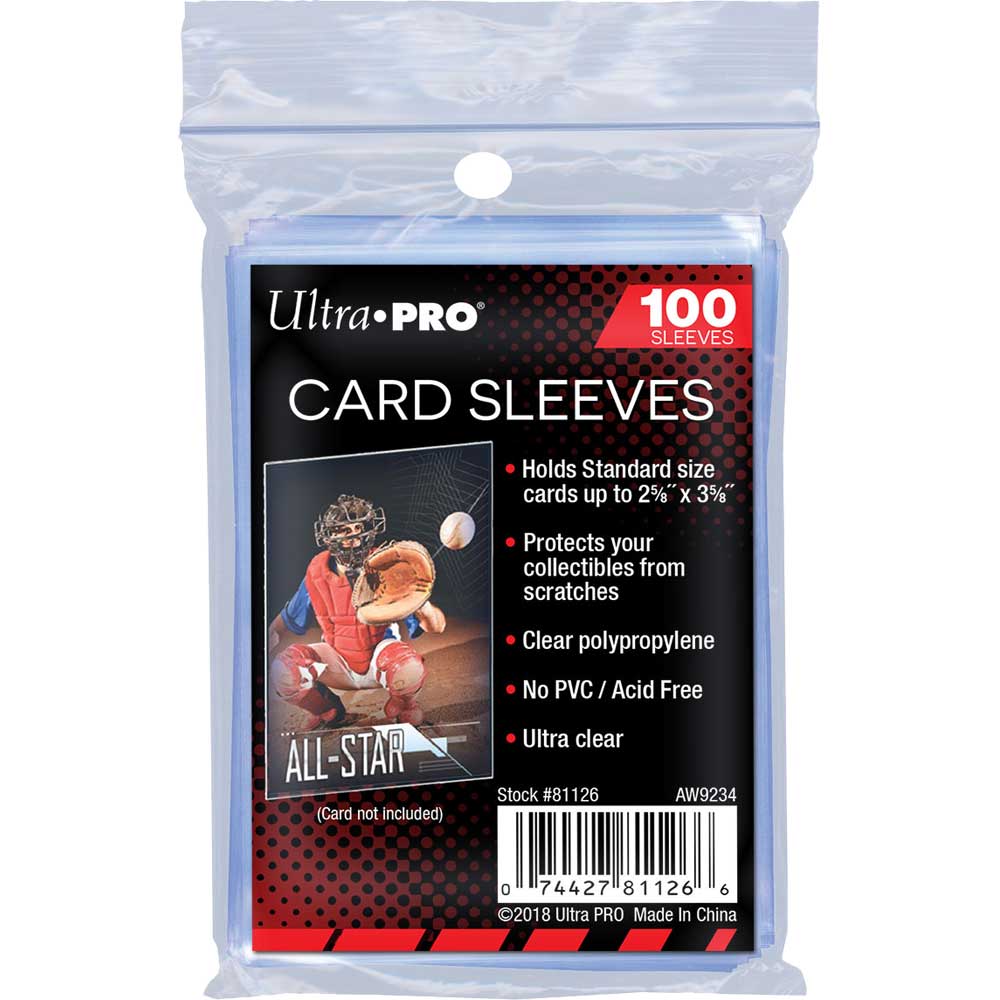 Ultra Pro Standard Sleeves - Regular Soft Card (Penny Sleeves) - 100-pack